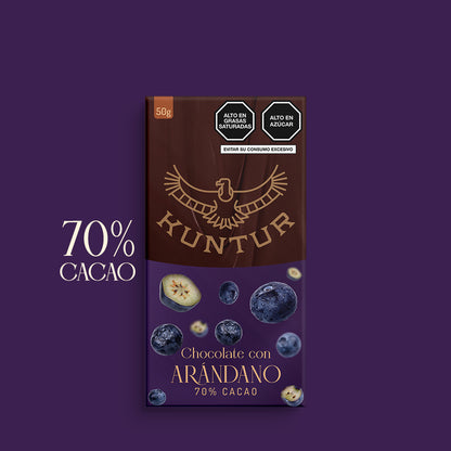 Chocolate con arándano