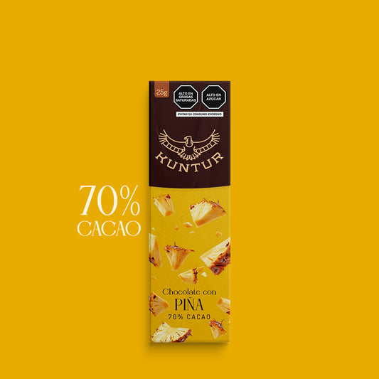 Chocolate con piña