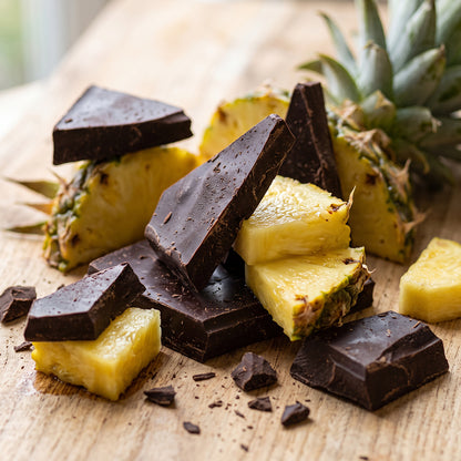 Chocolate con piña