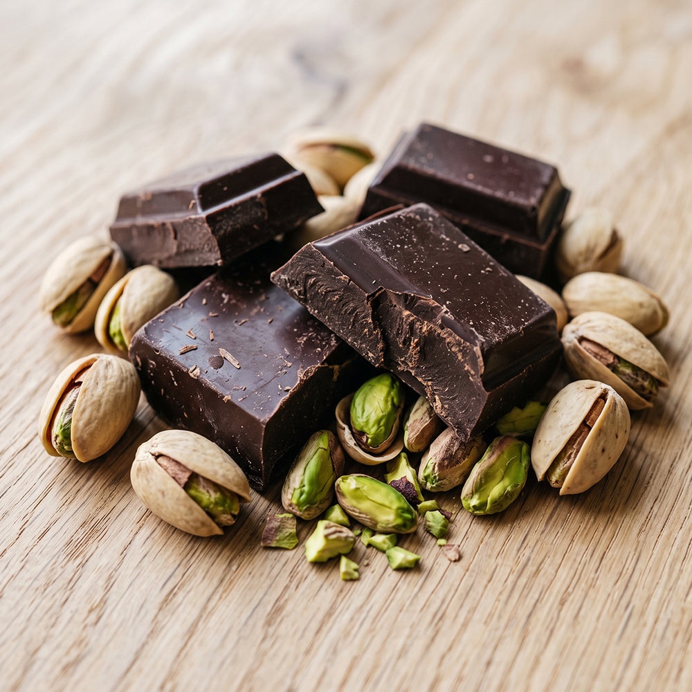 Chocolate con pistacho